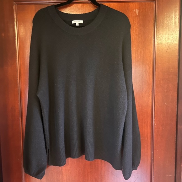 Madewell Gladwell Balloon-Sleeve Pullover Sweater - Picture 1 of 3